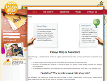 Tablet Screenshot of essayshelp.org